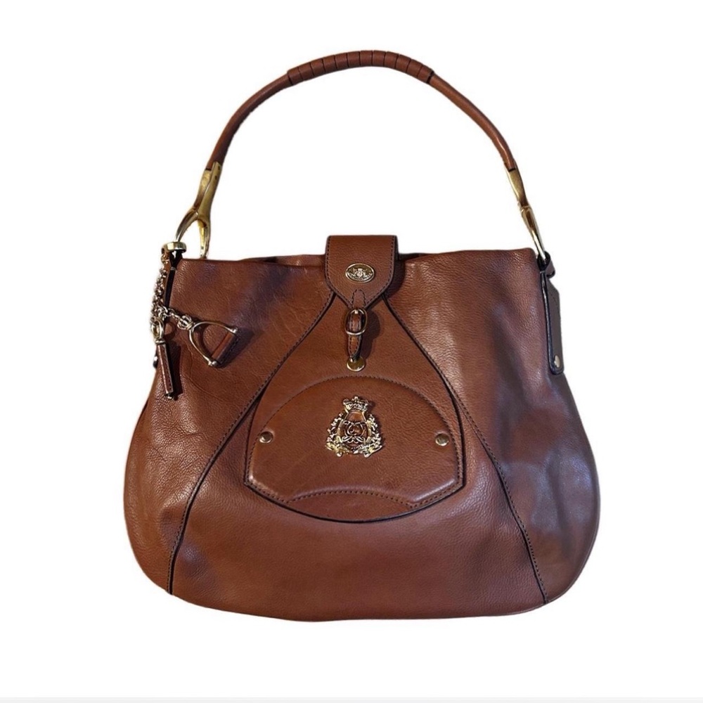 Juicy Couture Brown Leather Shoulder Bag
